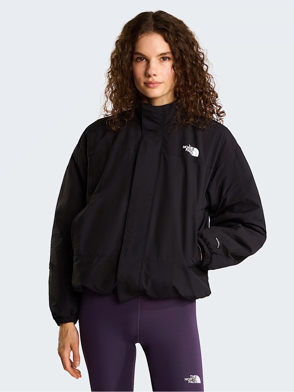 The North Face Women's Black Puffy Insulated Jacket REVERSIBLE